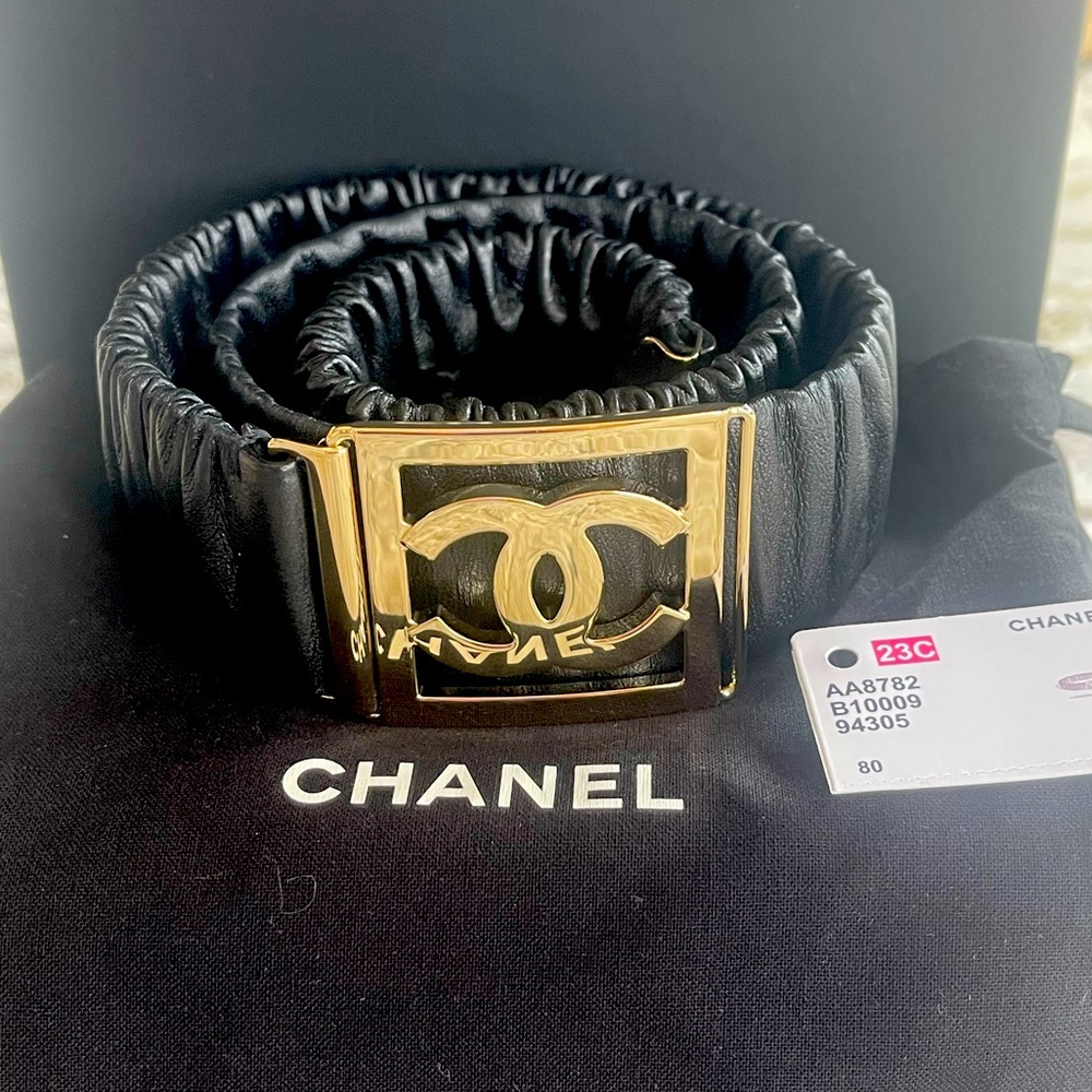 Hard to find stretch CHANEL belt from the 2023 collection size 80